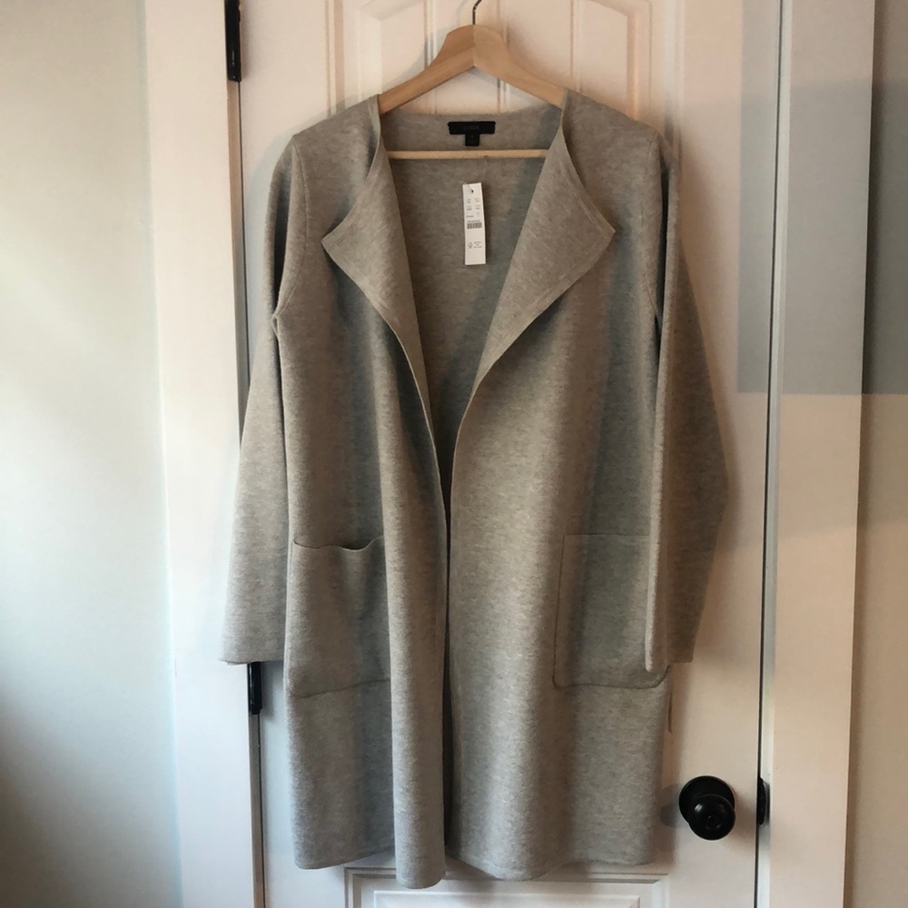JCrew Juliette Collarless Sweater Blazer